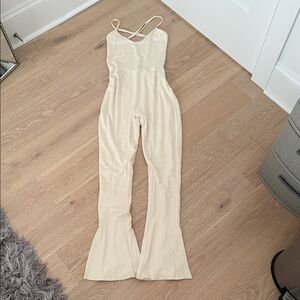 Oh Polly Cream Jumpsuit